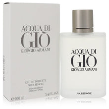 Load image into Gallery viewer, Acqua Di Gio by Giorgio Armani Eau De Toilette Spray 3.3 oz (Men)