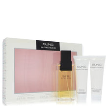 Load image into Gallery viewer, Alfred SUNG by Alfred Sung Gift Set -- 3.4 oz Eau De Toilette Spray + 2.5 oz Body Lotion + 2.5 oz Shower Gel (Women)