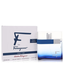 Load image into Gallery viewer, F Free Time by Salvatore Ferragamo Eau De Toilette Spray 3.4 oz (Men)
