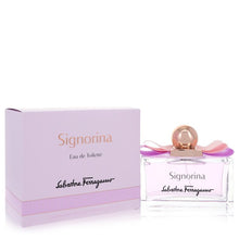 Load image into Gallery viewer, Signorina by Salvatore Ferragamo Eau De Toilette Spray 3.4 oz (Women)