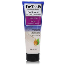 Load image into Gallery viewer, Dr Teal's Pure Epsom Salt Foot Cream by Dr Teal's Pure Epsom Salt Foot Cream with Shea Butter &amp; Aloe Vera &amp; Vitamin E 8 oz (Women)