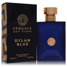 Load image into Gallery viewer, Versace Pour Homme Dylan Blue by Versace Deodorant Spray 3.4 oz (Men)