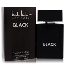 Load image into Gallery viewer, Nicole Miller Black by Nicole Miller Eau De Toilette Spray 3.4 oz (Men)