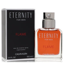 Load image into Gallery viewer, Eternity Flame by Calvin Klein Eau De Toilette Spray 3.4 oz (Men)