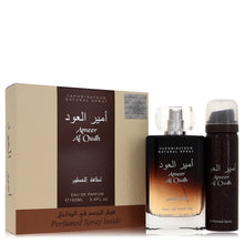 Load image into Gallery viewer, Ameer Al Oudh by Lattafa Gift Set -- 3.4 oz Eau De Parfum Spray + 1.7 oz Perfumed Spray (Men)
