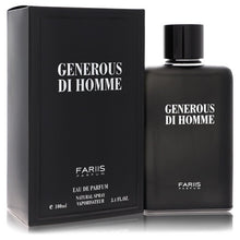 Load image into Gallery viewer, Fariis Generous Di Homme by Fariis Parfum Eau De Parfum Spray 3.4 oz (Men)