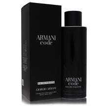 Load image into Gallery viewer, Armani Code by Giorgio Armani Eau De Toilette Spray Refillable 6.7 oz (Men)