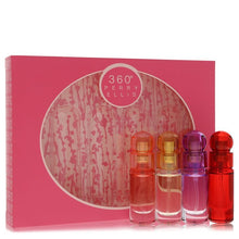 Load image into Gallery viewer, perry ellis 360 by Perry Ellis Gift Set -- Four piece Travel Gift Set Includes .25 oz Mini Eau De Parfum Spray of each. 360 Coral 360 For Women 360 Purple 360 Red. (Women)